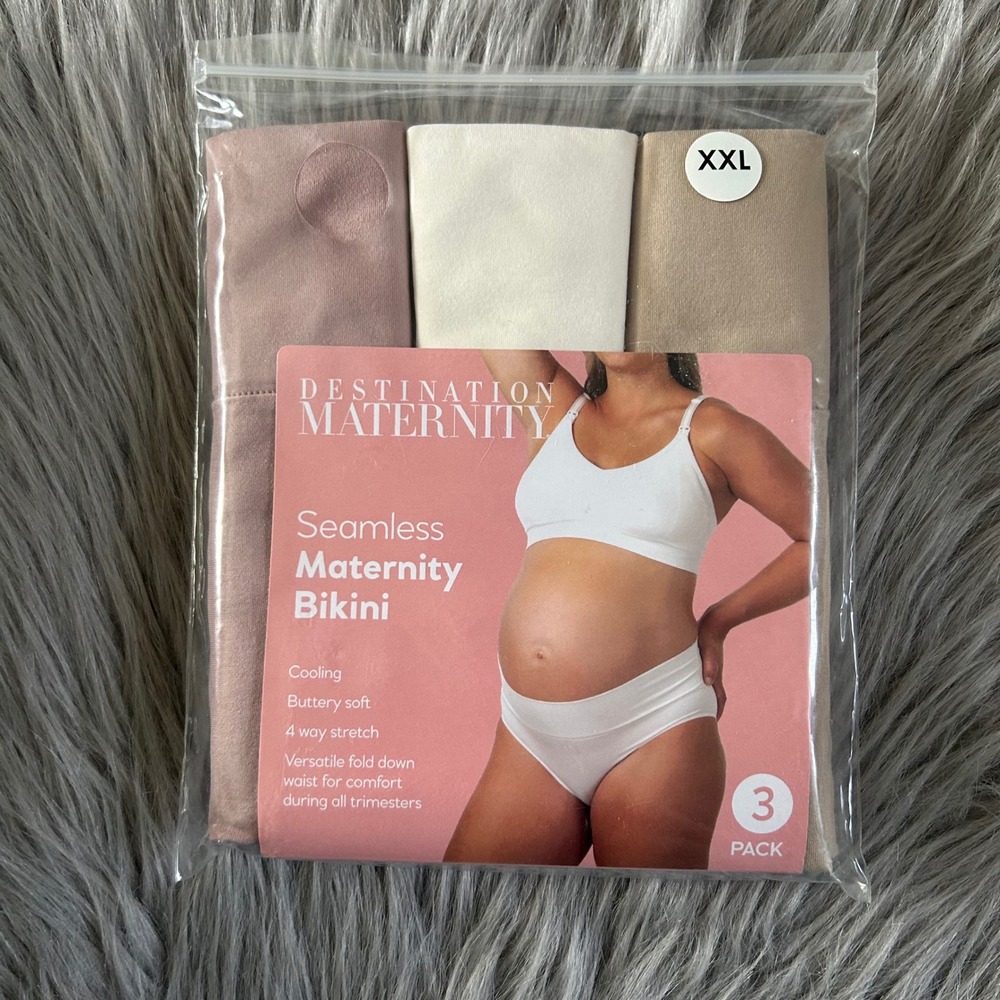 Destination Maternity‎ Seamless Bikini Womens Size XXL Cooling Buttery Soft